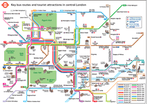 Mappa Bus Londra